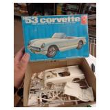 53 VETTE MODEL PARTS