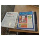 BINDER OF NASCAR ITEMS