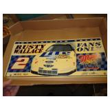 NASCAR PLASTIC SIGN