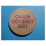 ADVERTISING WOODEN NICKEL