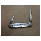 A W WATSWORTH 2 BLADE  POCKETKNIFE