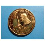 HEAVY BRASS OR BRONZE MARDI GRAS TOKEN