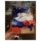 BLUE GLASS CANDLE HOLDERS