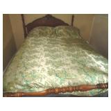 QUEEN 100% SILK SPREAD & SHAMS / USBDRM1