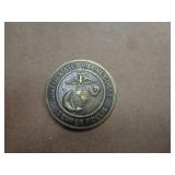 MARINE CORPS TOYS FOR TOTS TOKEN