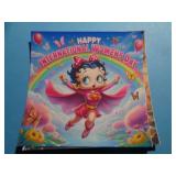APPROX 4"X4" BETTY BOOP PIN-UP