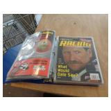 BINDER OF NASCAR ITEMS