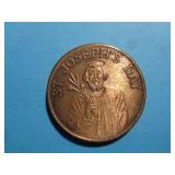 HEAVY BRASS OR BRONZE MARDI GRAS TOKEN