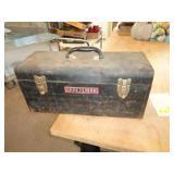 CRAFTSMAN TOOL BOX W SOME TOOLS