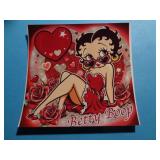 APPROX 4"X4" BETTY BOOP PIN-UP
