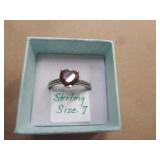 STERLING SILVER RING SZ 7