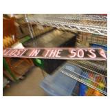 6"X36" HEAVY METAL STREET SIGN - 50