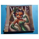 APPROX 4"X4" BETTY BOOP PIN-UP