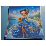 APPROX 4"X4" BETTY BOOP PIN-UP