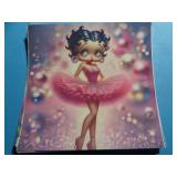 APPROX 4"X4" BETTY BOOP PIN-UP