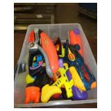 TOTE FULL OF TOY GUNS / UT