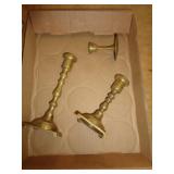 BRASS CANDLE HOLDERS