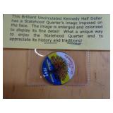 1999 KENNEDY HALF W CONN. ST ENAMEL