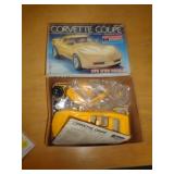 CORVETTE PARTIALLY BUILT 1/20 1980 MGM