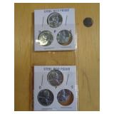 6 - P-D-S- STEEL WAR CENTS