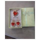 COSTUME NECKLACE & EARRING SET