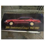 1987 MERCURY COUGAR PRINT 11X26