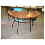 WROUGHT IRON BASE TABLE 40'L X 14' W x29' T / RW