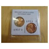 2 - BU WHEAT CENTS