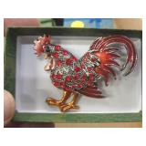 ROOSTER BROOCH