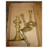BRASS CANDLE HOLDERS