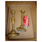 BRASS CANDLE HOLDERS