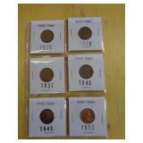 6 - WHEAT CENTS