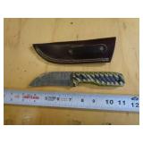 DAMASCUS STYLE HAWK BILL KNIFE