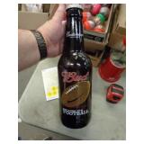 BUD GLASS BOTTLE / FOOTBALL