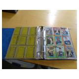 BASEBALL CARDS IN BINDER