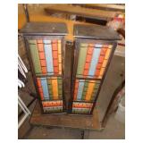 2 - DVD CABINETS (NEED HINGE REPAIR ) / LW