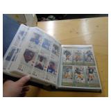 FOOTBALL CARDS IN BINDER