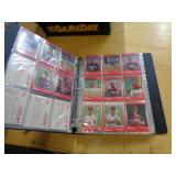 BASEBALL CARDS IN BINDER