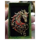 HORSEHEAD BROOCH