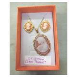 10KT GOLD CAMEO NECKLACE