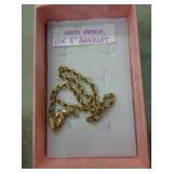 10KT GOLD BRACELET / NEEDS REPAIR