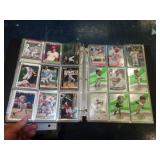180 BASEBALL CARDS IN BINDER