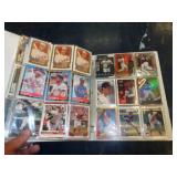 180 BASEBALL CARDS IN BINDER