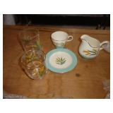 WHEAT PATTERN DISHES APPROX 56 PIECES / UT