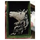 HORSEHEAD BROOCH
