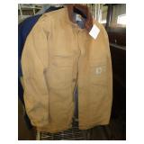 CARHARTT FLEECE LINED COAT SZ XL / BRK