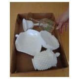 MILK GLASS & GLASSWARE