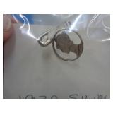 SILVER MERCURY DIME PENDANT