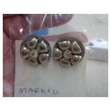 STERLING SILVER CLIP EARRINGS