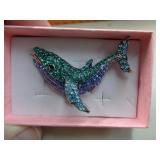 WHALE BROOCH